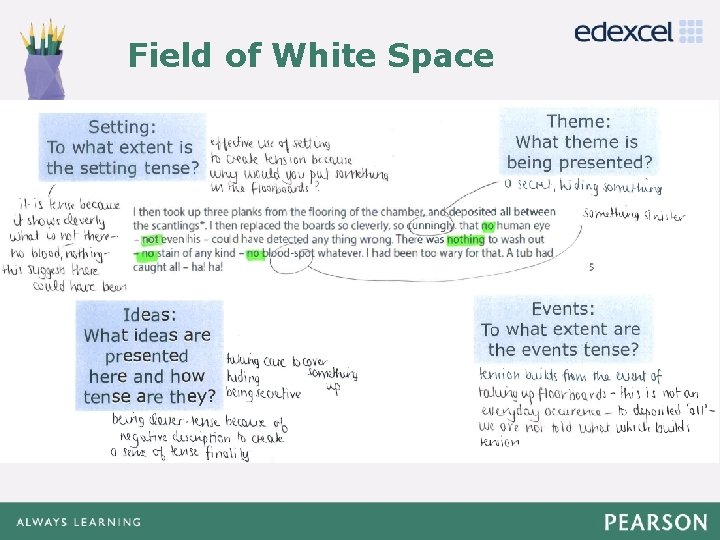 Field of White Space Click to edit Master title style • Click to edit