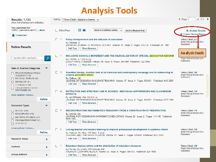 Analysis Tools Mohammadi. M Analysis tools Analysis Tools Mohammadi. M Analysis tools