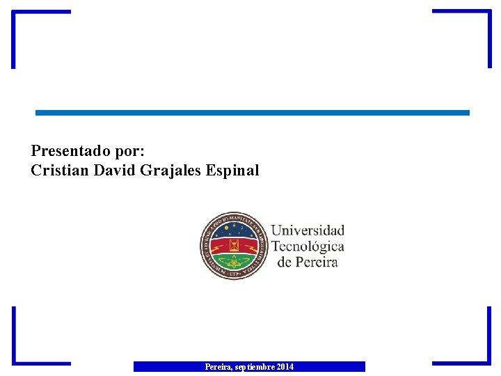 Fusibles, Reconectadores y seccionalizadores I. Fusibles II. Reconectadores III. Seccionalizadores Presentado por: Cristian David