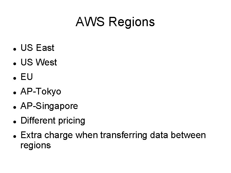 Experiences with AWS and Right Scale By Max