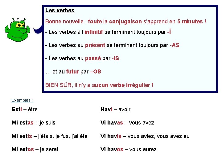 Les verbes Bonne nouvelle : toute la conjugaison s’apprend en 5 minutes ! -