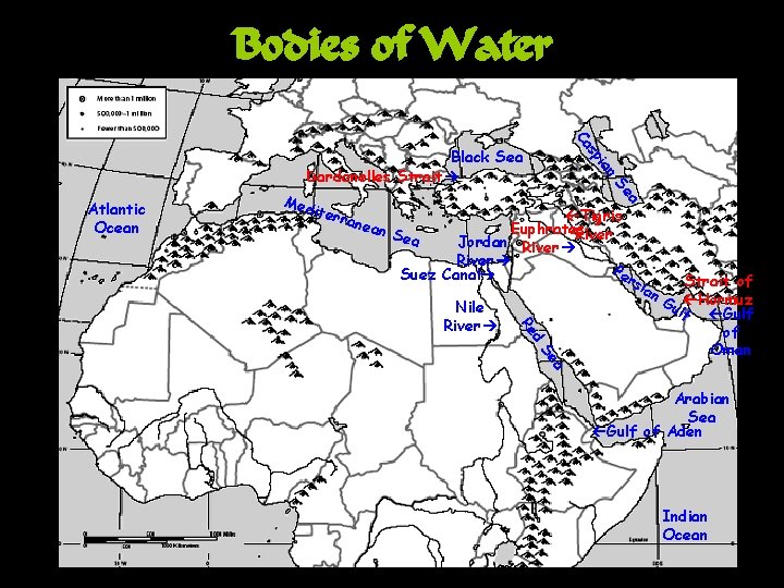 Bodies of Water Ca iter r a Se Med n ia Atlantic Ocean sp