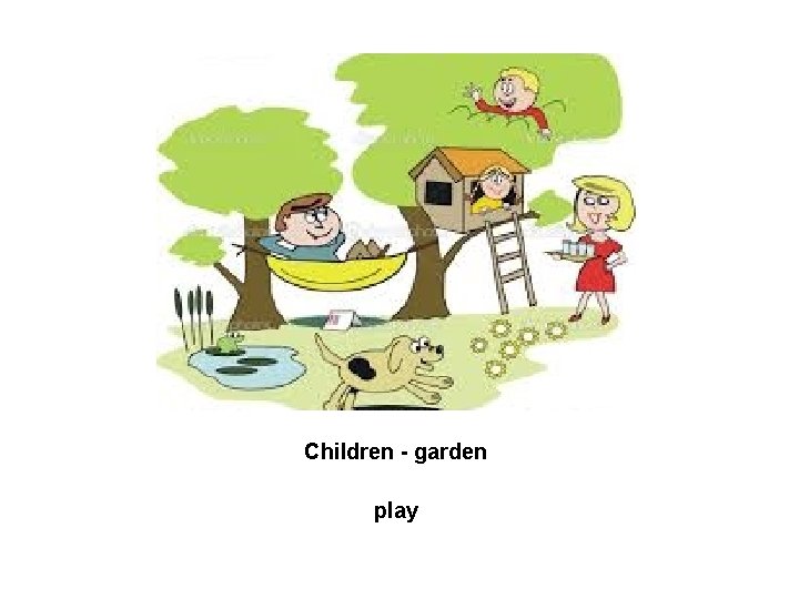 Children - garden play 