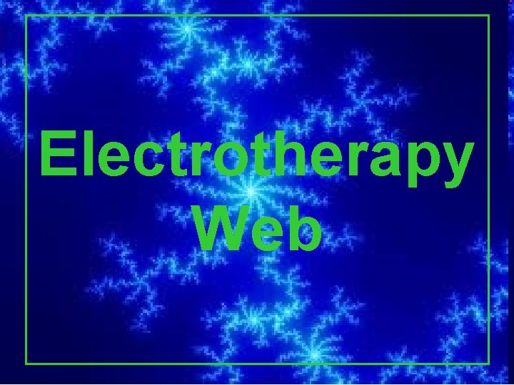 Electrotherapy Web 