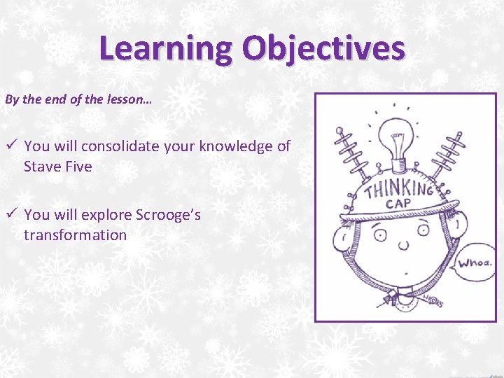 Learning Objectives By the end of the lesson… ü You will consolidate your knowledge