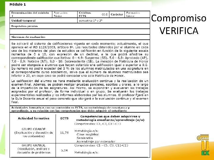 Compromiso VERIFICA 