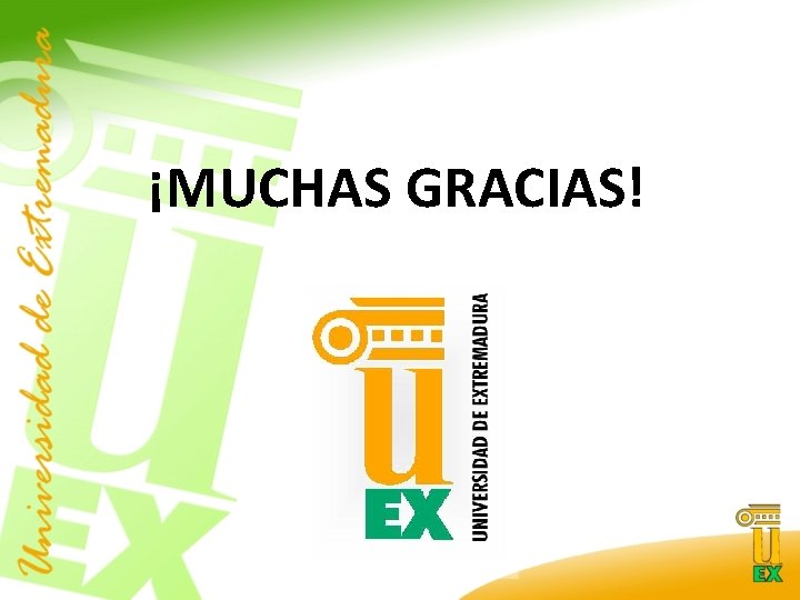 ¡MUCHAS GRACIAS! 