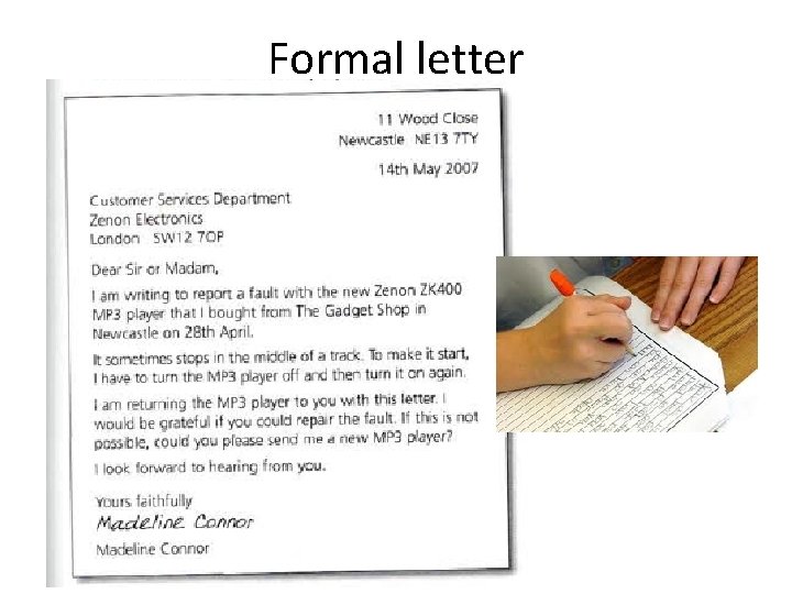 Formal letter 