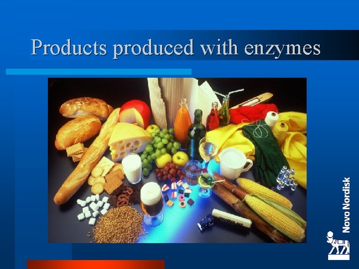 Products produced with enzymes 