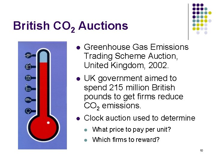 British CO 2 Auctions l Greenhouse Gas Emissions Trading Scheme Auction, United Kingdom, 2002.