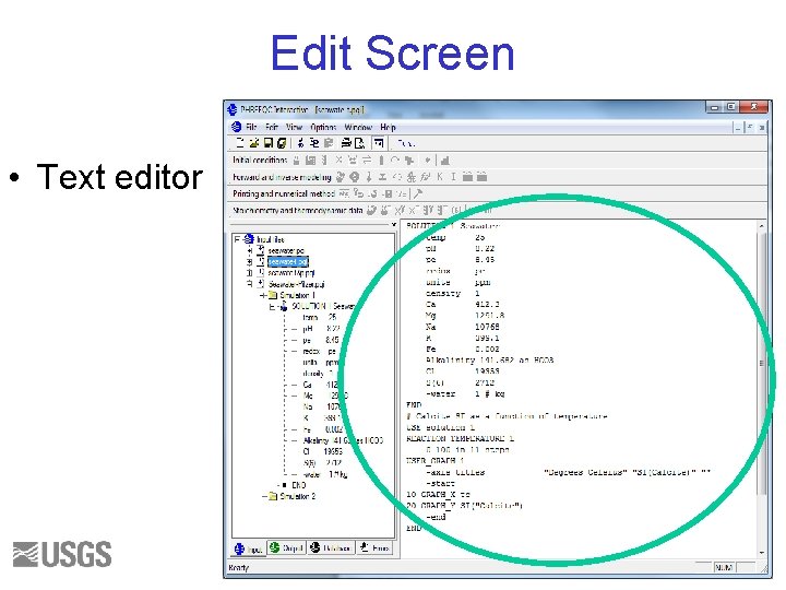 Edit Screen • Text editor 38 