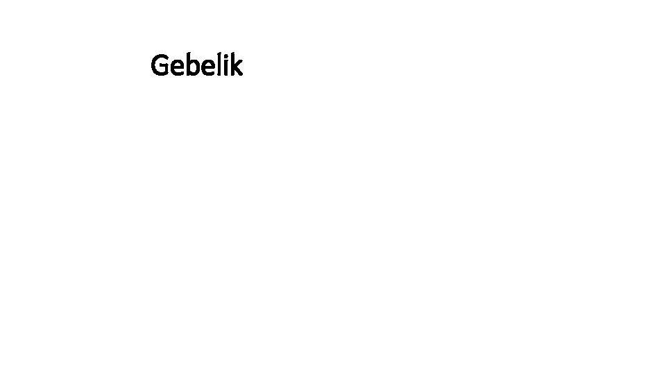 Gebelik 