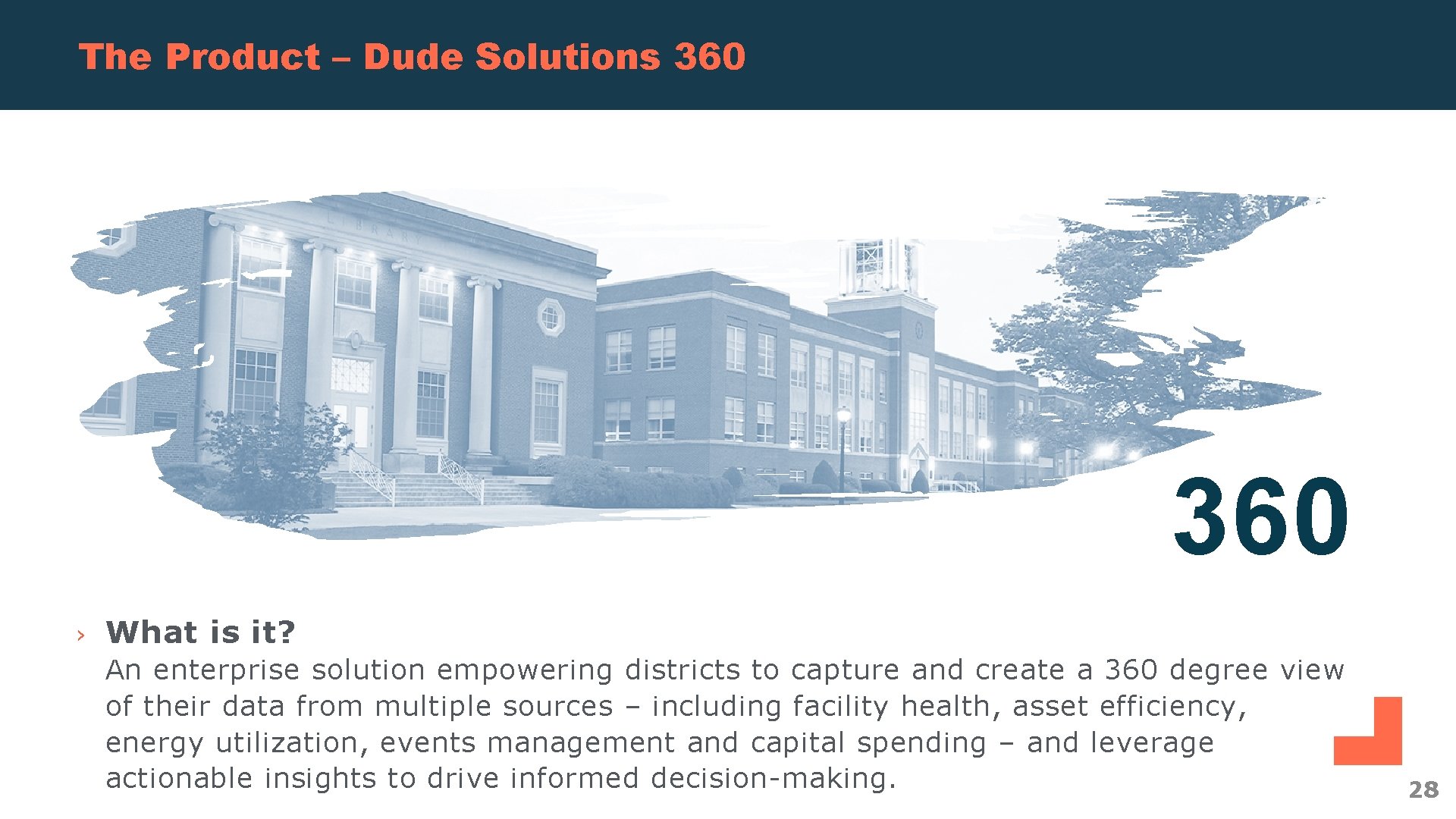 The Product – Dude Solutions 360 › What is it? An enterprise solution empowering