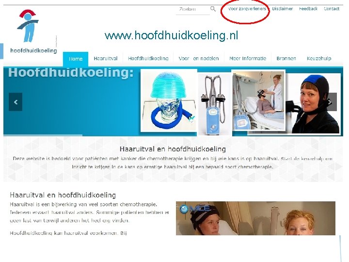 www. hoofdhuidkoeling. nl 