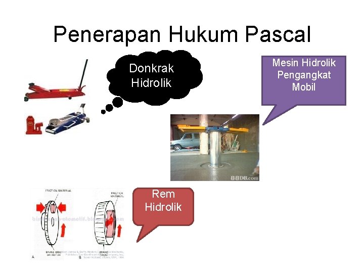 Penerapan Hukum Pascal Donkrak Hidrolik Rem Hidrolik Mesin Hidrolik Pengangkat Mobil 