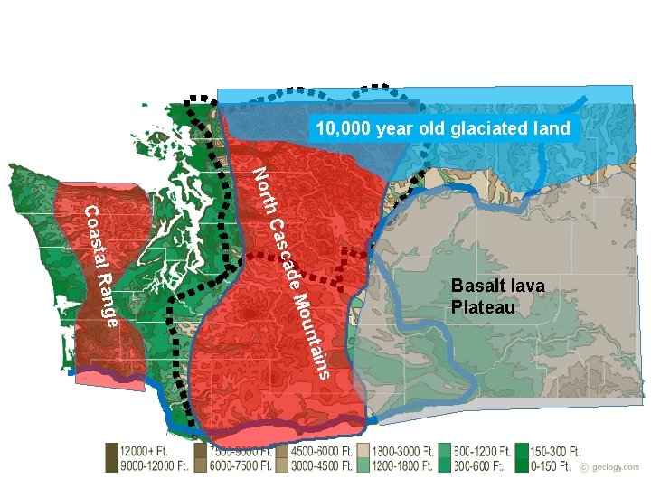 10, 000 year old glaciated land th Nor s tain oun e. M e