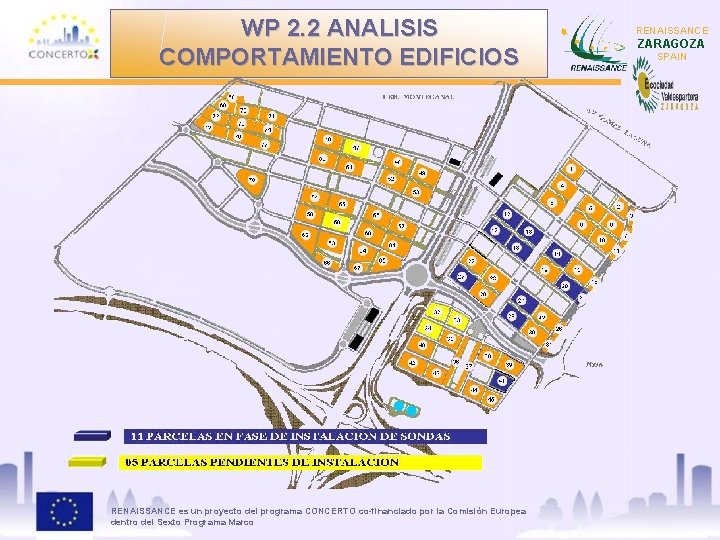 WP 2. 2 ANALISIS COMPORTAMIENTO EDIFICIOS RENAISSANCE es un proyecto del programa CONCERTO co-financiado