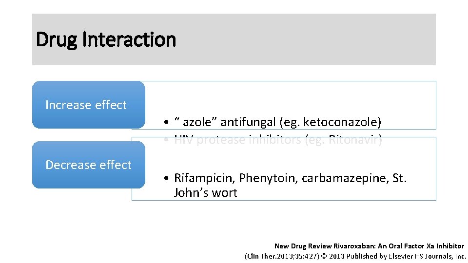 Drug Interaction Increase effect • “ azole” antifungal (eg. ketoconazole) • HIV protease inhibitors