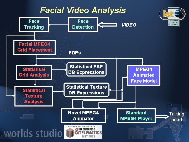 Facial Video Analysis Face Tracking Facial MPEG 4 Grid Placement Statistical Grid Analysis Statistical