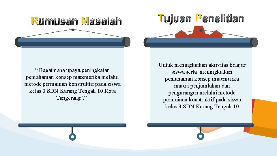 R umusan M asalah T ujuan P enelitian “ Bagaimana upaya peningkatan pemahaman konsep