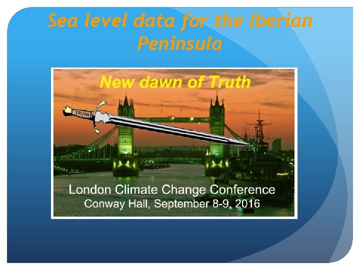 Sea level data for the Iberian Peninsula 