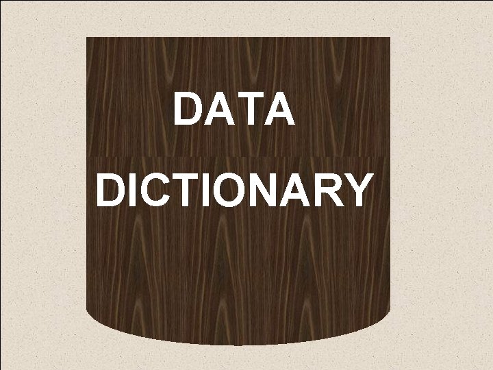 DATA DICTIONARY 