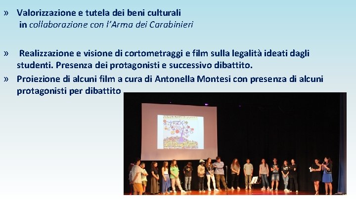 » Valorizzazione e tutela dei beni culturali in collaborazione con l’Arma dei Carabinieri »