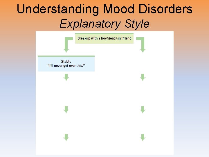 Understanding Mood Disorders Explanatory Style 