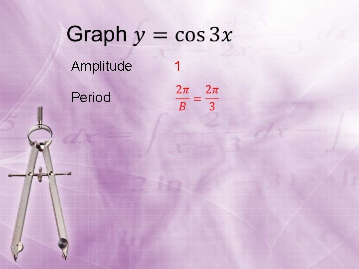  Amplitude Period 1 