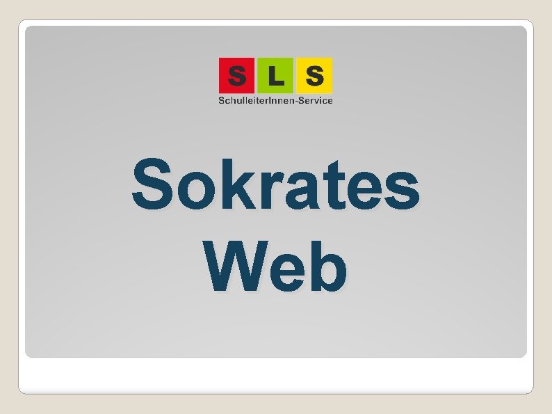 Sokrates Web 