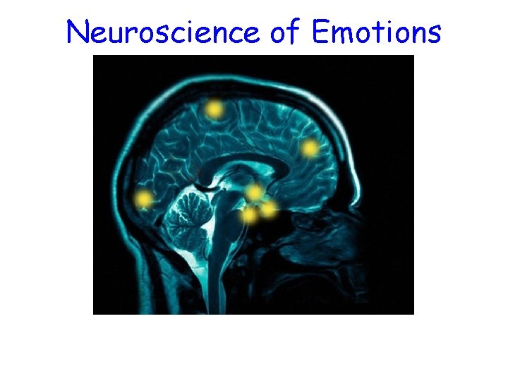 Neuroscience of Emotions 