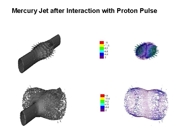 Mercury Jet after Interaction with Proton Pulse 