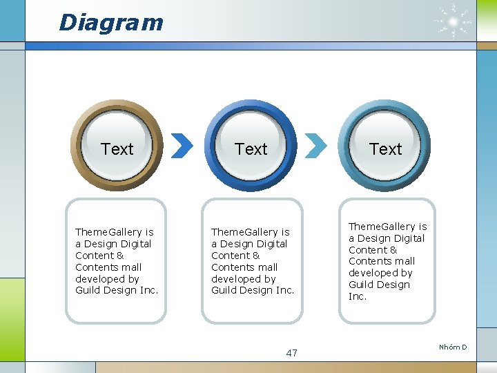 Diagram Text Theme. Gallery is a Design Digital Content & Contents mall developed by