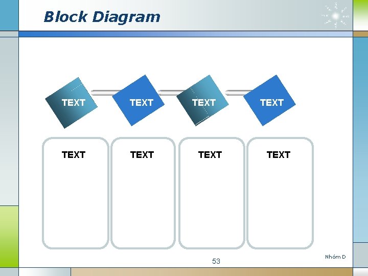 Block Diagram TEXT TEXT 53 TEXT Nho m D 