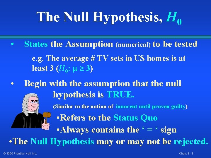 Chapter Topics Hypothesis Testing Methodology Z