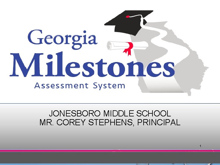 Richard Woods, Georgia’s School Superintendent “Educating Georgia’s Future” gadoe. org JONESBORO MIDDLE SCHOOL MR.