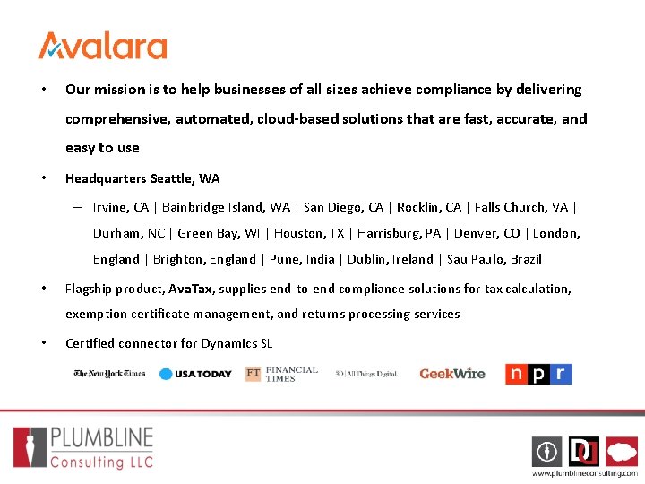 • Our mission is to help businesses of all sizes achieve compliance by • Our mission is to help businesses of all sizes achieve compliance by