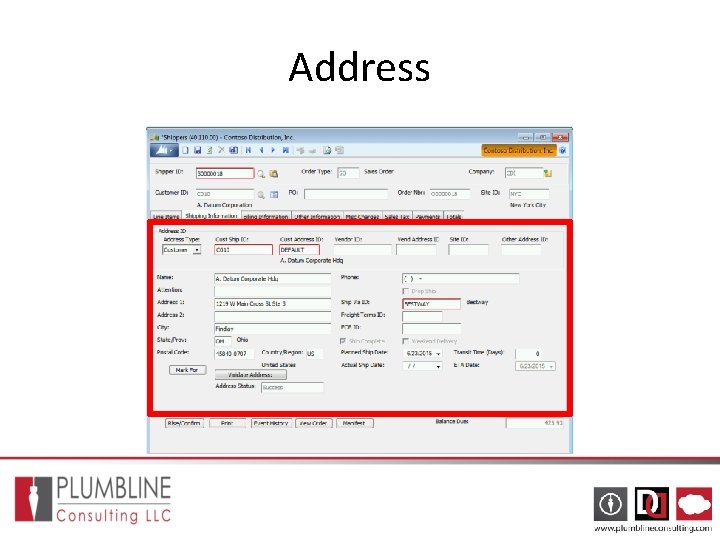 Address Committed Address Committed