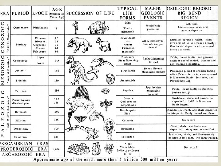 Geologic Time Scale 