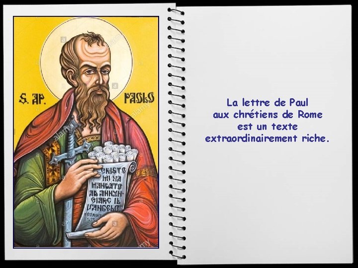 La lettre de Paul aux chrétiens de Rome est un texte extraordinairement riche. 