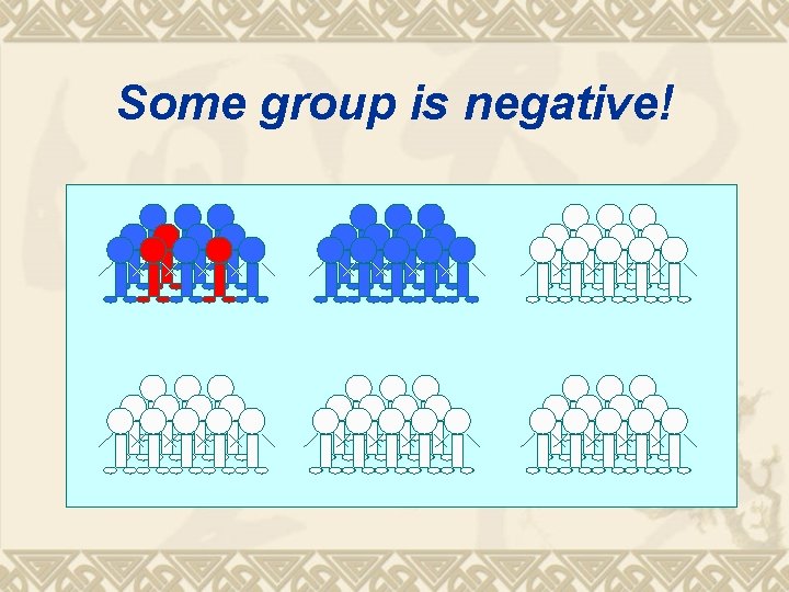 Some group is negative! 