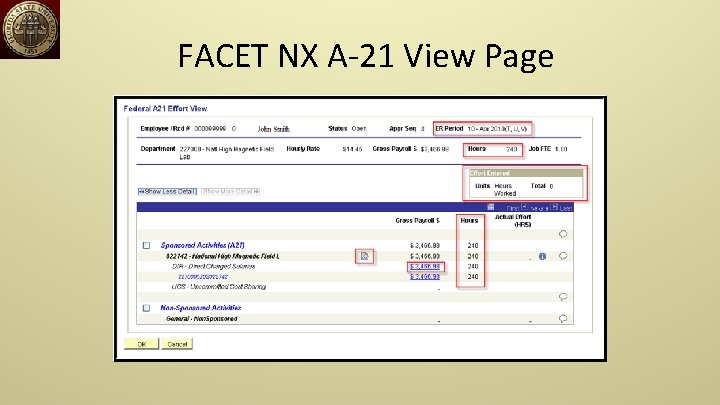 FACET NX A-21 View Page 