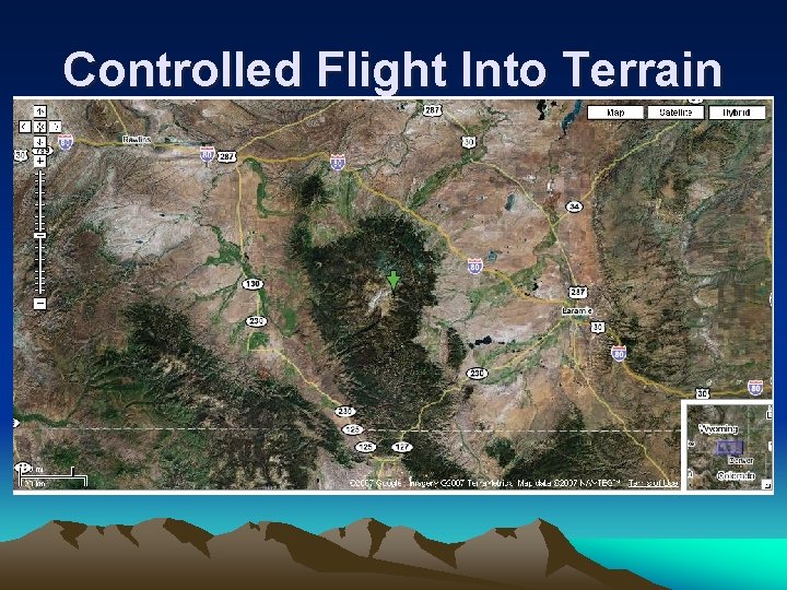 Controlled Flight Into Terrain 