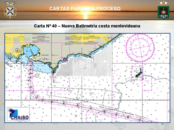 CARTAS PAPEL EN PROCESO Carta Nº 40 – Nueva Batimetría costa montevideana 18 