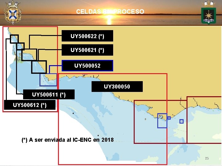 CELDAS EN PROCESO UY 500622 (*) UY 500621 (*) UY 500052 UY 300050 UY