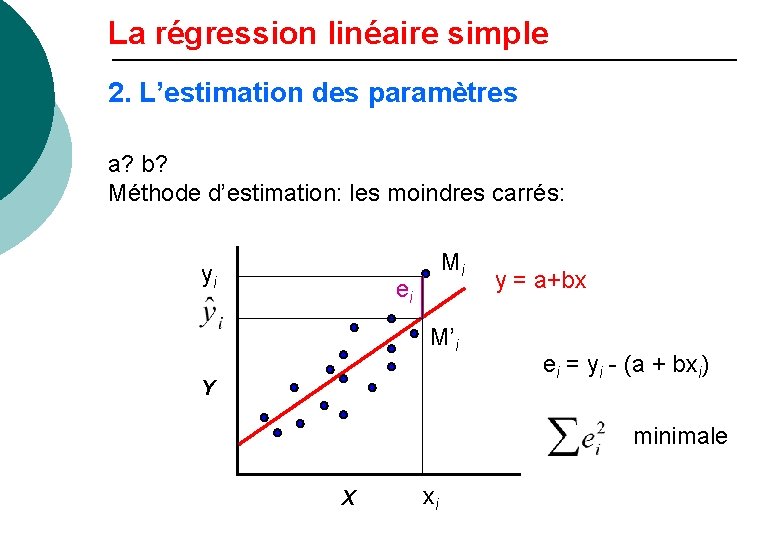 Corrlation et rgression linaire simple 1 La corrlation