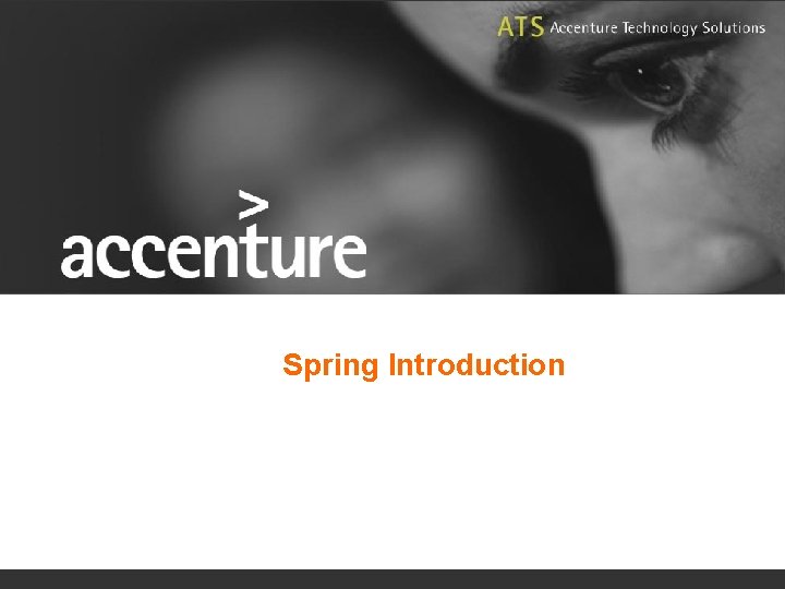 Spring Introduction 