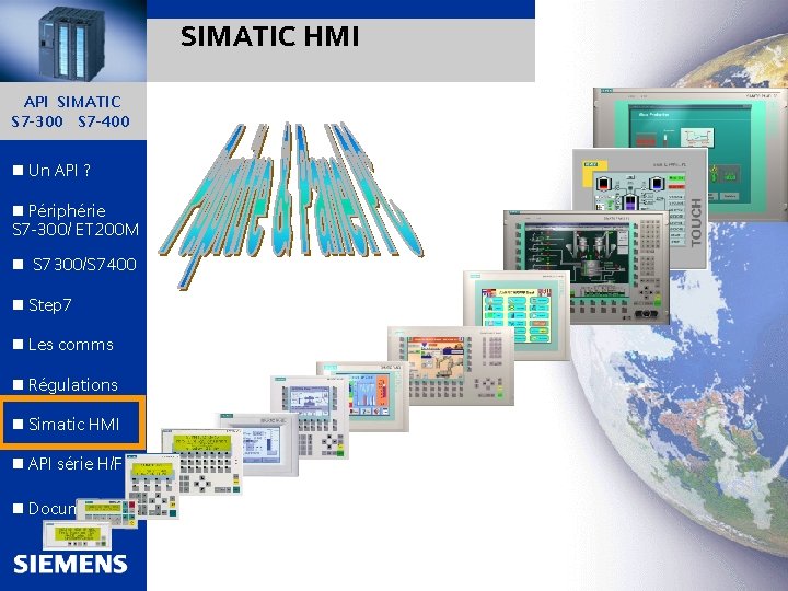 Automation and Drives SIMATIC HMI API SIMATIC S 7 -300 S 7 -400 n