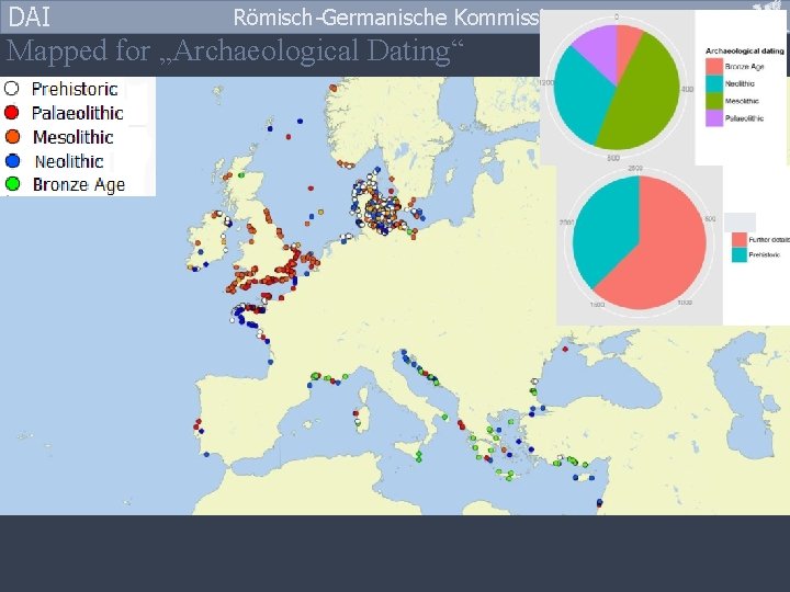 DAI Römisch-Germanische Kommission Mapped for „Archaeological Dating“ 