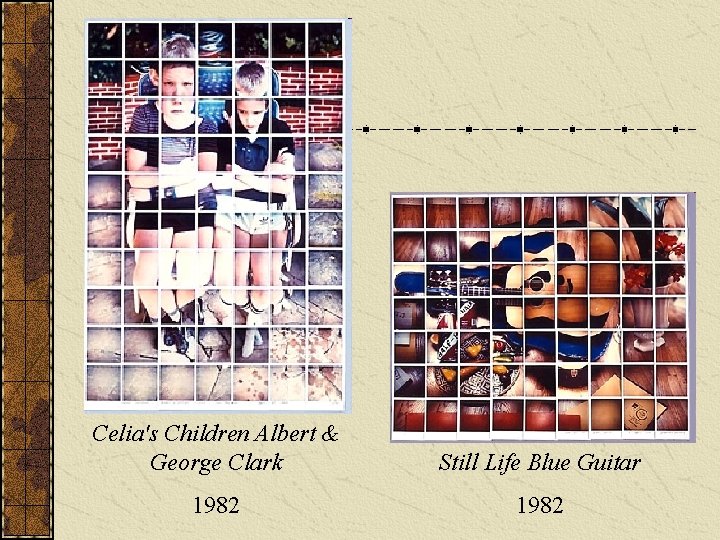 Celia's Children Albert & George Clark Still Life Blue Guitar 1982 